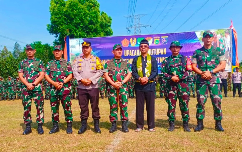 Penutupan TMMD ke 121 di Kecamatan Bojongsari, Kota Depok. (Foto: Dok Ruzka Republika)