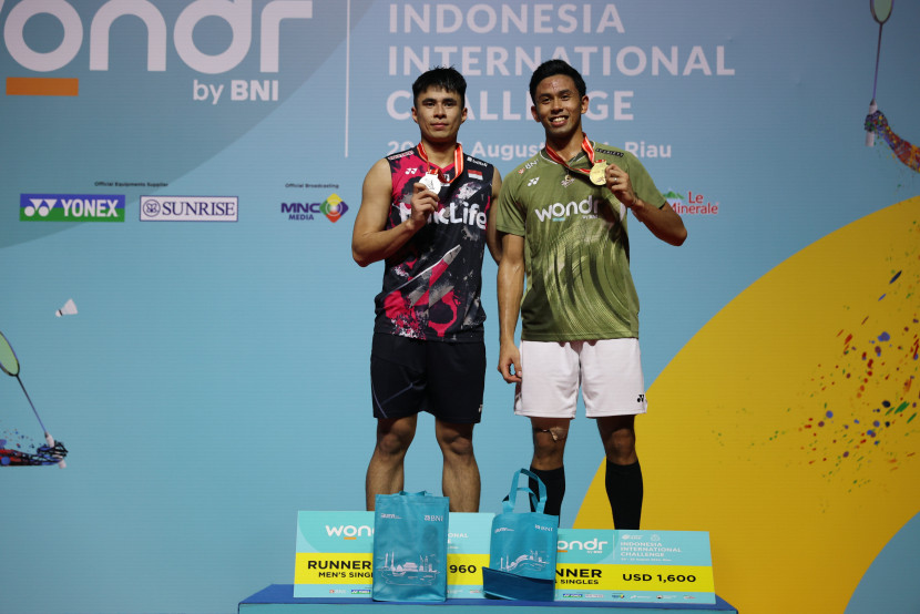 Indonesia dan Jepang sama-sama meraih dua gelar juara di Indonesia Challenge 2024. (PBSI)