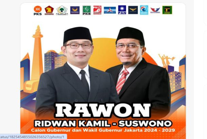 PKS deklarasikan pasangan Ridwan Kamil-Suswono - (Dok. Republika/Tangkapan Layar)