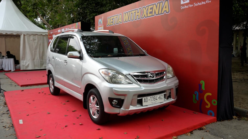 Mobil pemenang Xetia With Xenia milik Emy Indriawati, generasi awal dengan tahun produksi 2009 dengan warna silver. Dok ADM