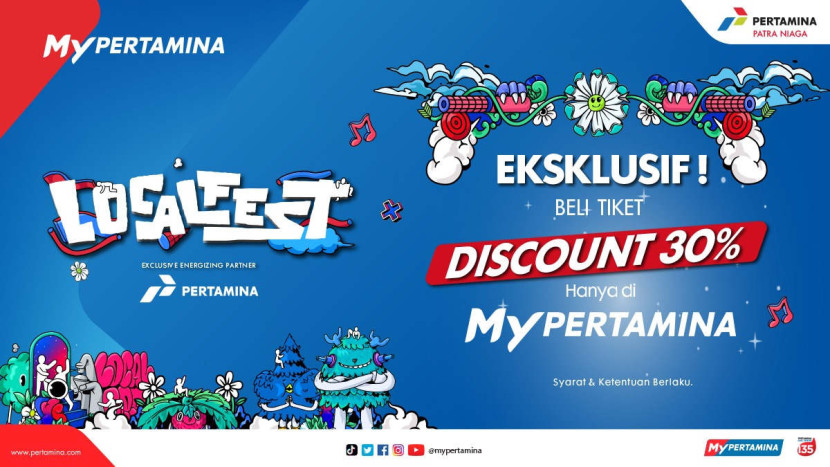 Pengguna MyPertamina bakal dapat diskon 30% untuk pembelian tiket LOCALFEST 20. (Ilustrasi: Dok REPUBLIKA)