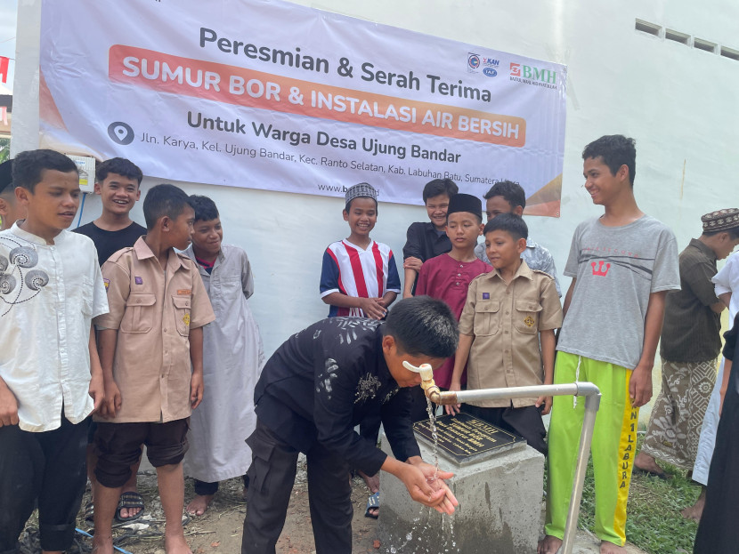 BMH Alirkan Air Jernih, Harapan Baru Menyirami Kehidupan Anak Panti Asuhan di Labuhan Batu