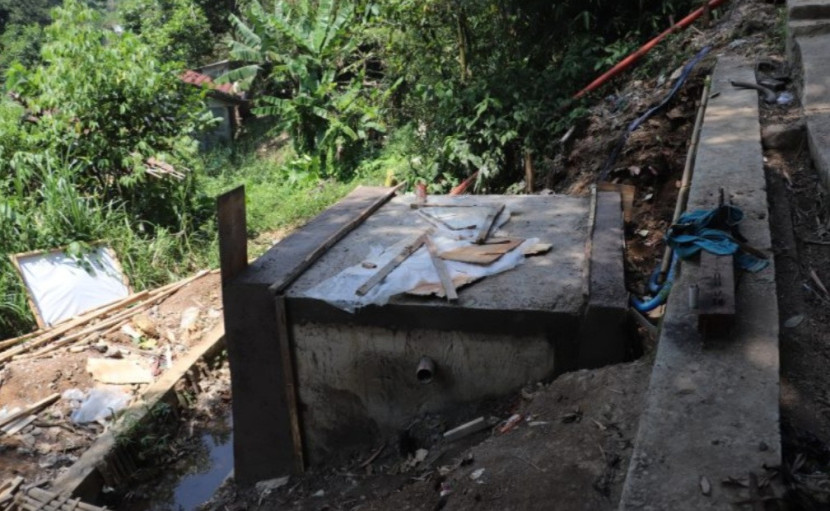 Sarana sanitasi di Kelurahan Subangjaya, Kecamatan Cikole, Kota Sukabumi.