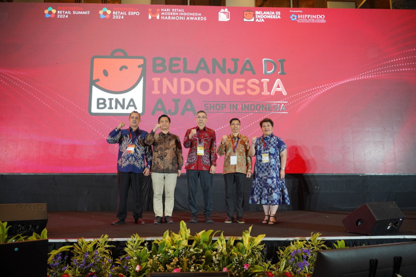 Peluncuran Gerakan 'Belanja di Indonesia Aja' saat Retail Summit 2024, beberapa waktu lalu. (Foto: Hippindo)