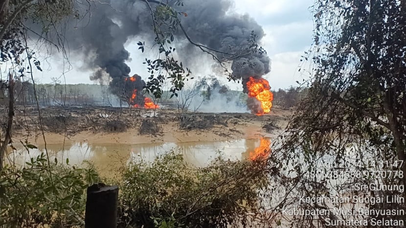 Dampak illlegal drilling di Musi Banyuasin (Muba). (FOTO: Dok. Walhi Sumsel)