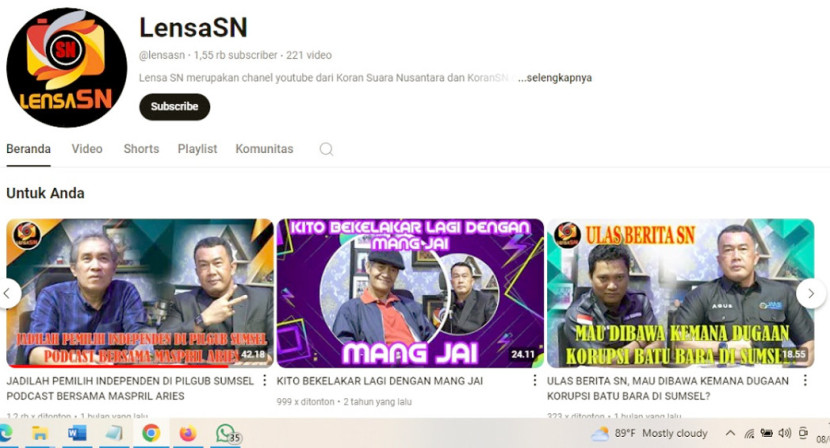 Podcast Lensa SN (Tangkapan layar). 