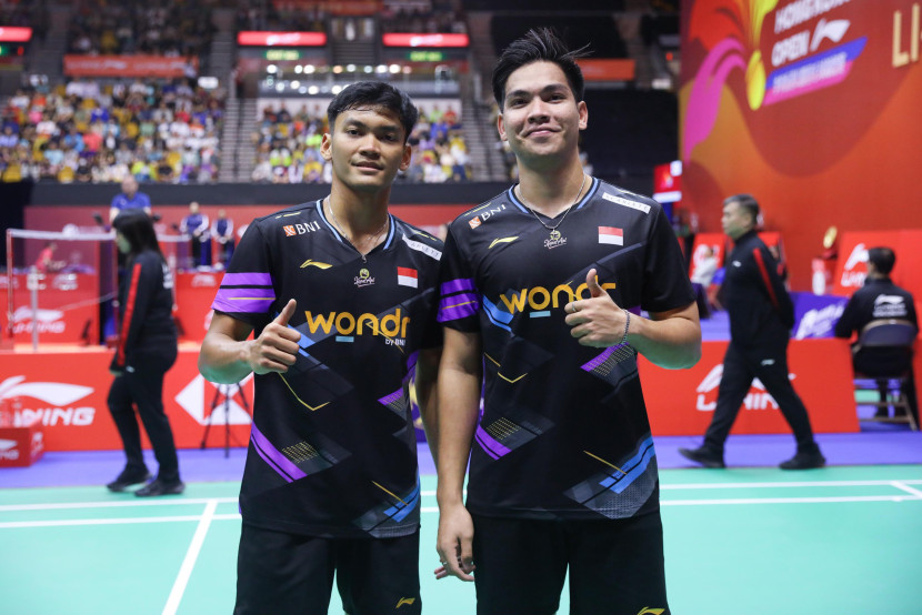 Pasangan Daniel Marthin/Muhammad Shohibul Fikri akan melawan juara Japan Open 2024 dari Malaysia, Nur Izuddin/Goh Sze Fei di babak kedua Hong Kong Open 2024. (PBSI)