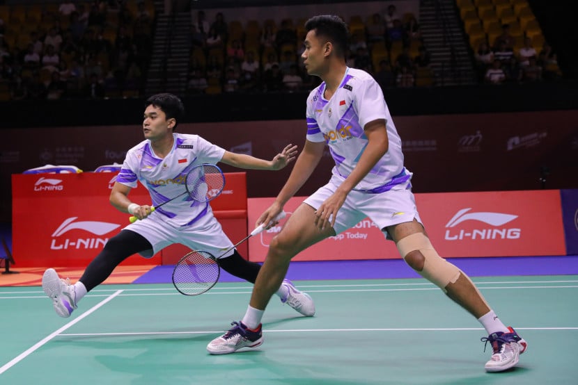 Bagas Maulana/Leo Rolly Carnando lolos ke babak kedua China Open 2024. (PBSI)