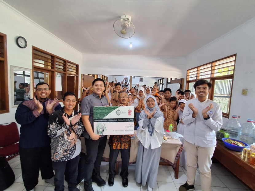 Sakinah Finance berkaja sama dengan Yayasan Dhama Asih, Depok menggadakan pelatihan literasi keuangan. (Dok. Istimewa)