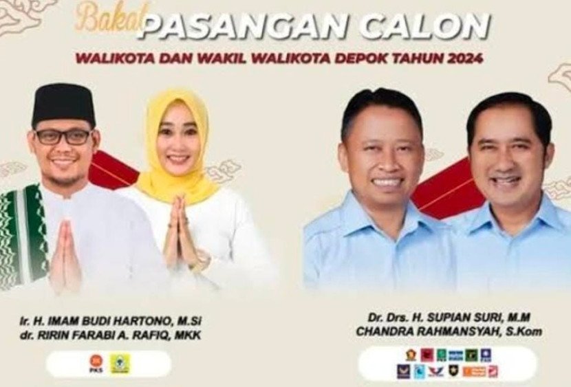 Paslon Imam-Ririn dan Supian Suri-Chandra. (Foto: Dok Ruzka Indonesia)