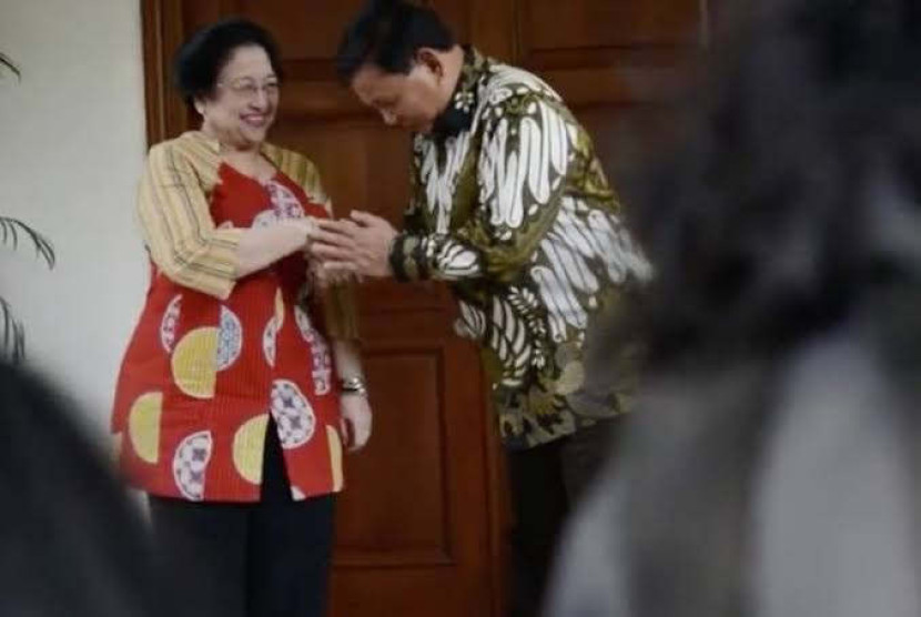 Megawati Soekarnopurri dan Prabowo Subianto. (Foto: Dok REPUBLIKA)