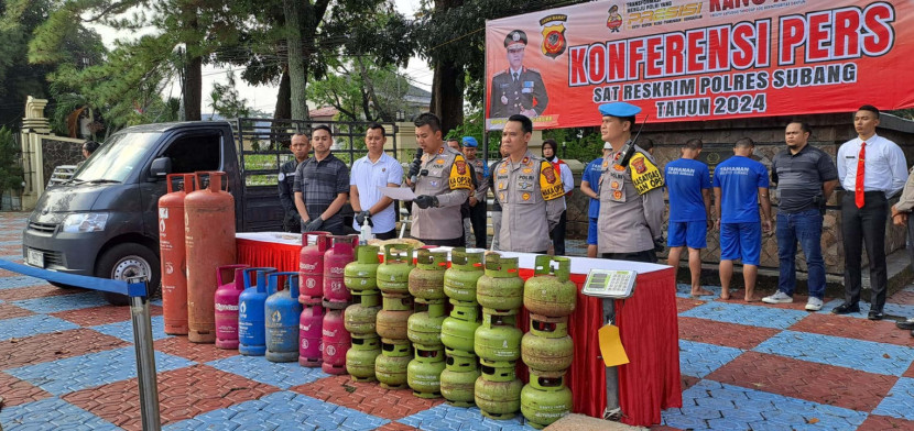 Penangkapan dilakukan di Perumnas Jalan Anggur Raya, Kelurahan Sukamelang, Kecamatan Subang, Kabupaten Subang pada Jumat (06/09/2024) lalu. (Foto: Dok RUZKA INDONESIA)