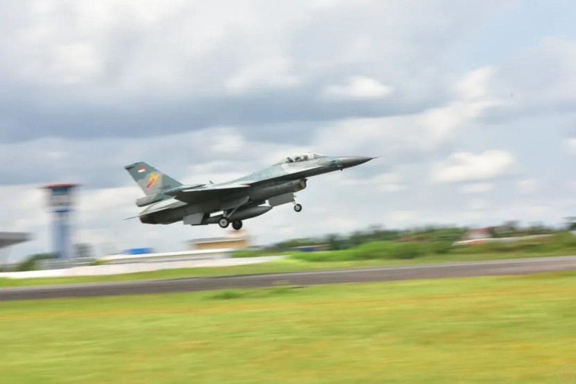 Pesawat tempur F-16 TNI AU. Sumber: Seputarmiliter.id