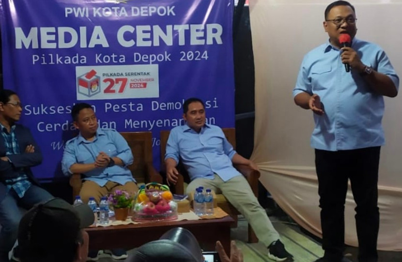 Ketua Partai Gerindra Depok, Pradi Supriatna (kiri) yakin Paslon SS-CR mampu memimpin Kota Depok. (Foto: Dok Ruzka Indonesia)