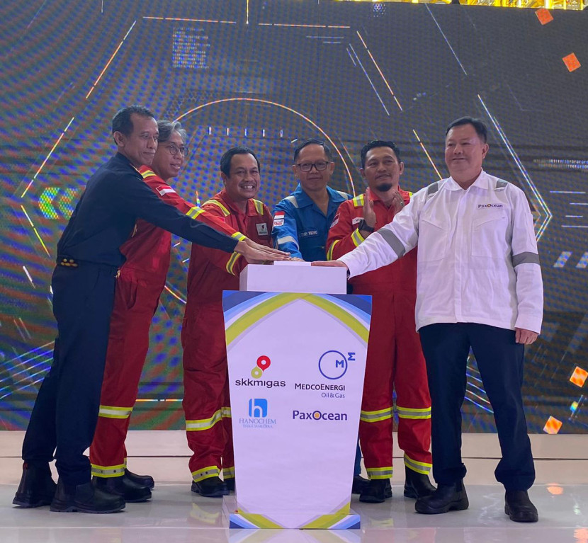 Peresmian peluncuran FPSO Marlin Natuna oleh SKK Migas dan Medco E&P. (FOTO: Humas Medco)