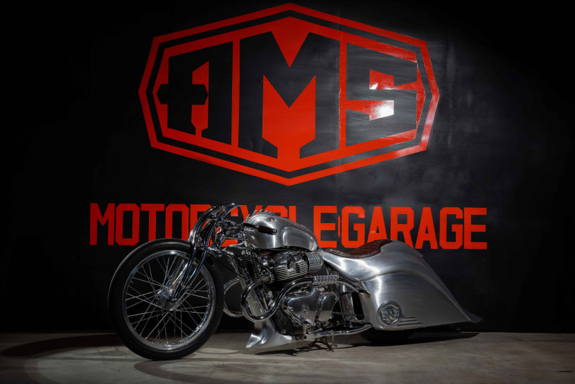 Royal Enfield Super Meteor 650 yang di Custom oleh AMS Garage Tampil Sangar! (Doc: Royal Enfield & AMS Garage) 