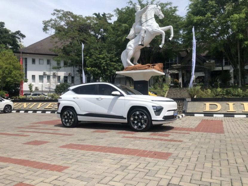 Hyundai Kona di Universitas Diponegoro. Dok. MOTORESTO.ID