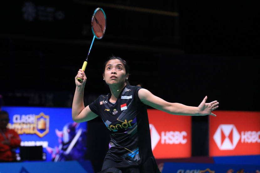 Gregoria Mariska Tunjung akan melawan pemain muda China di babak kedua Arctic Open 2024. (PBSI)