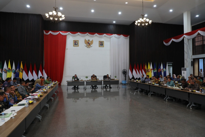 High Level Meeting (HLM) Tim Pengendalian Inflasi Daerah (TPID) Provinsi Lampung. (FOTO: Ytr)