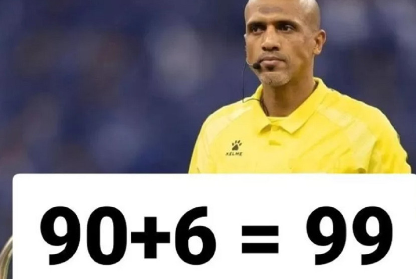 Meme 90+6 = 99. Foto: Twitter