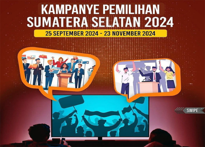 Jadwal kampanye Pilkada di Sumatera Selatan. (FOTO: IG @kpupsovinsisumsel)