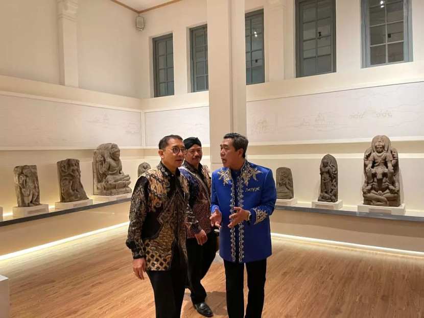 Fadli Zon menghadiri Pembukaan Kembali Museum Nasional Indonesia “Reimajinasi Warisan Budaya” di Museum Nasional Indonesia, Jakarta. (FOTO: IG @fadlizon)