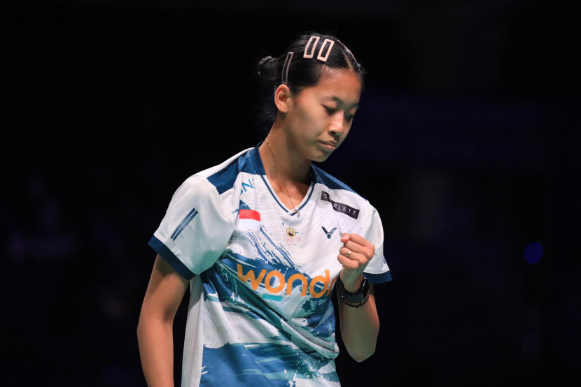 Peringkat dunia Putri Kusumawardani melesat setelah menjadi semifinalis Denmark Open 2024. (PBSI)