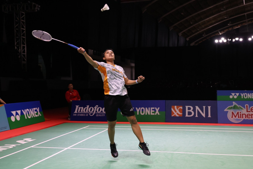 Pemain tunggal putra Mutiara Ayu Puspitasari lolos ke final Indonesia International Challenge 2024. (PBSI)