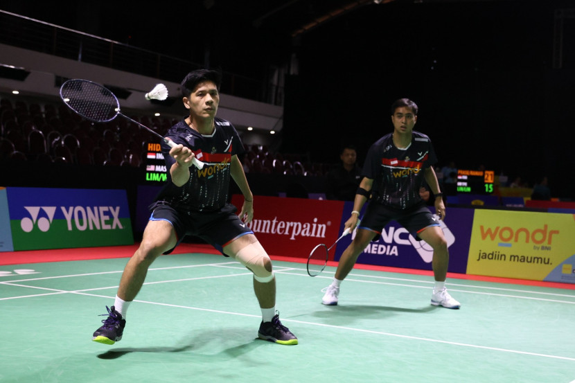 Rahmat Hidayat/Yeremia Erich Yoche Rambitan melaju ke babak kedua Indonesia Masters II 2024 Super 100. (PBSI)