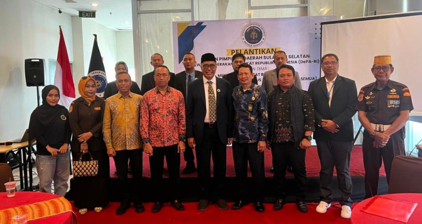 Pelantikan pengurus DePA RI Sulawesi Selatan untuk masa bakti 2024-2029. (Foto: Dok Ruzka Indonesia)