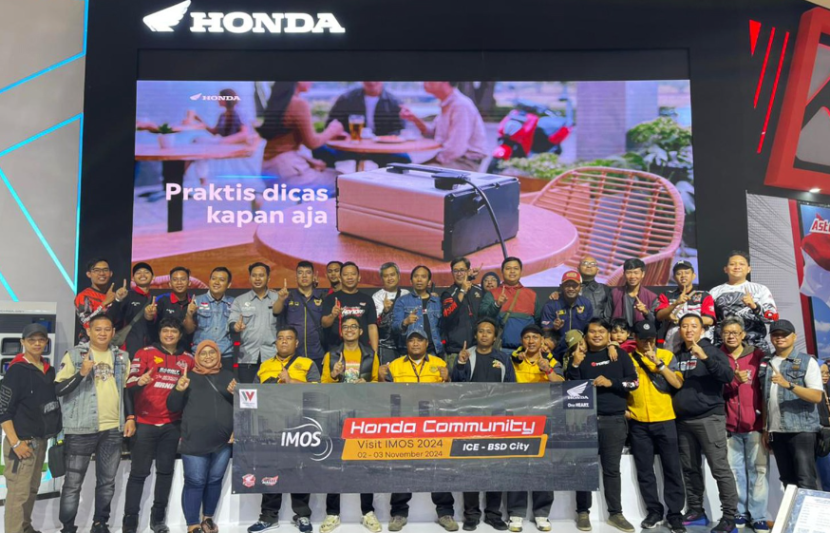 Puluhan Bikers Honda Ramaikan IMOS 2024