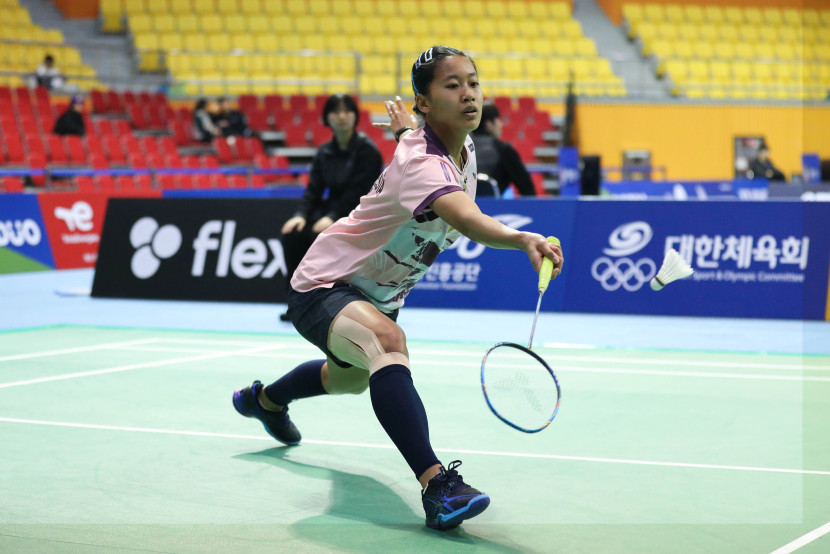 Pemain tunggal putri Indonesia, Putri Kusumawardani lolos ke babak kedua Korea Masters 2024. (PBSI)