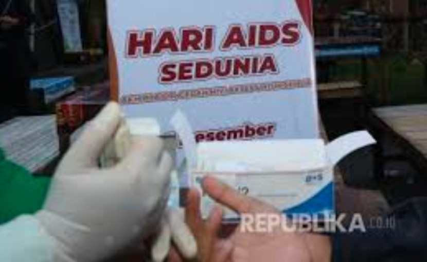 Peringatan Hari AIDS Sedunia. (Foto: Dok Republika)