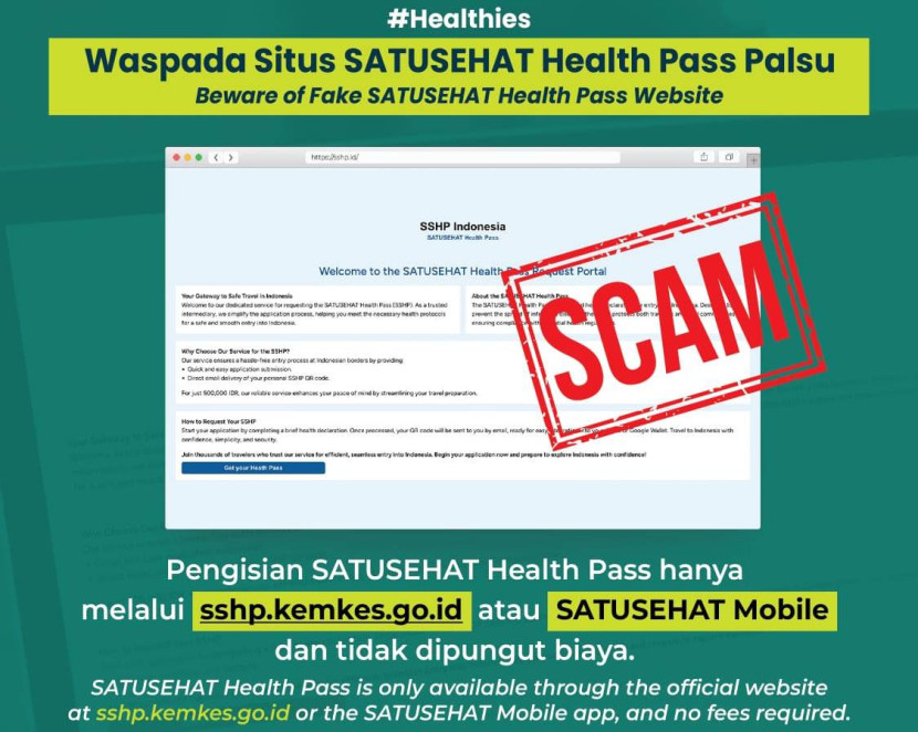  Situs SATUSEHAT Health Pass (SSHP)