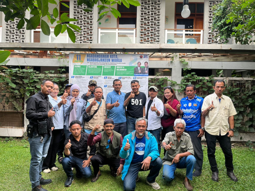 Komunitas Biru Berikan Dukungan Siap Ikut Ngadandanan Kota Bandung Bersama Dandan