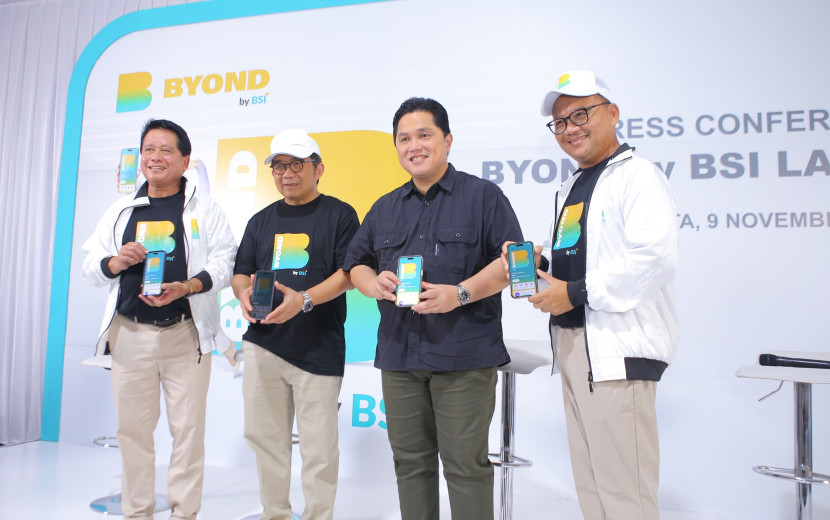 SuperApp BYOND by BSI Resmi Diluncurkan! Hadirkan Layanan Komperhensif yang Semakin Nyaman & Aman Diakses Sumber:BSI 