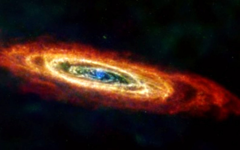 Galaksi Andromeda. (ESA, NASA, NASA-JPL, Caltech, Christopher Clark/STScI, R. Braun/SKA, C. Nieten/MPIfRA Matt Smith/Universitas Cardiff)