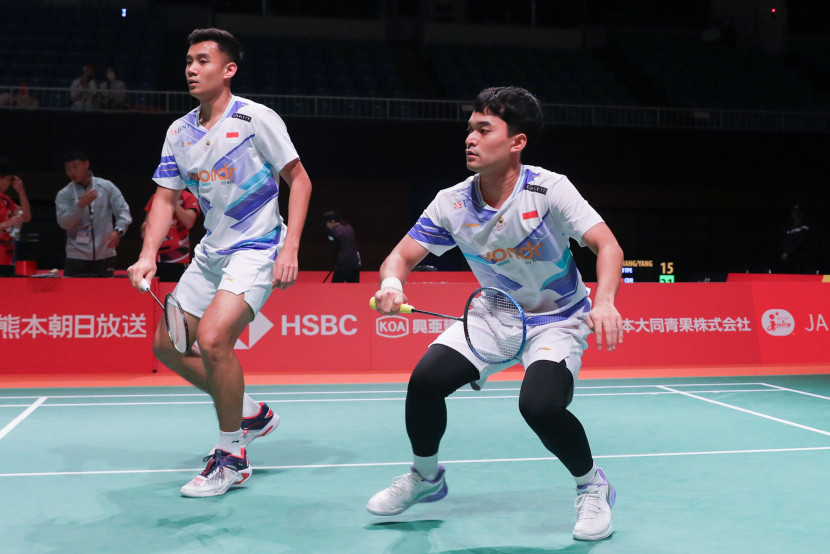 3 ganda putra Indonesia melangkah ke babak kedua Kumamoto Masters 2024. (PBSI)