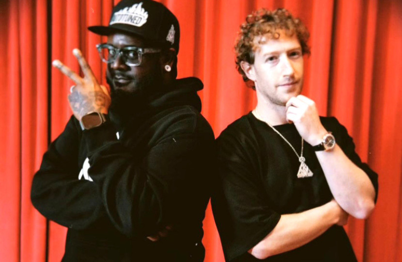 Dipersembahkan Untuk Istrinya, Mark Zuckerberg Rilis Lagu 'Get Low' Bareng Rapper T-Pain