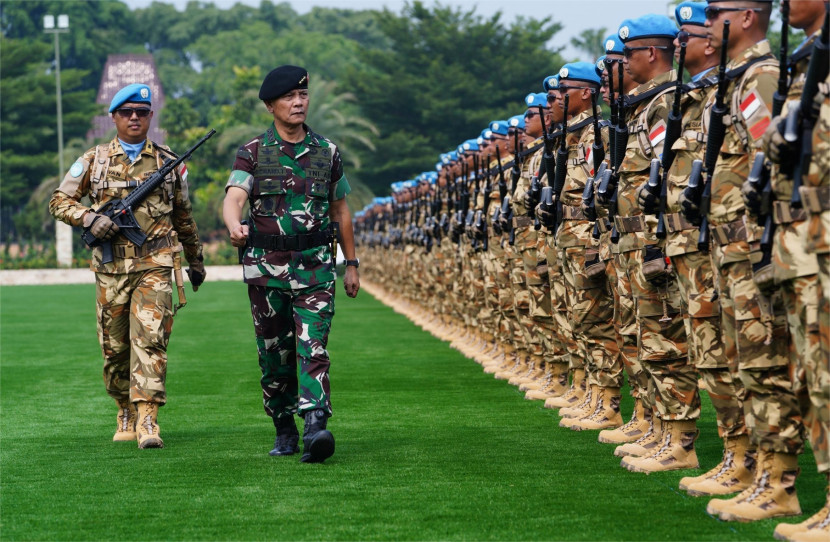 Satgas Kizi Kontingen Garuda Diberangkatkan ke Republik Afrika Tengah