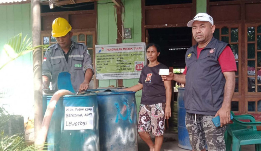 Dukung Pemulihan, Gerak Cepat Pertamina Patra Niaga Hadir di Posko Erupsi Lewotobi