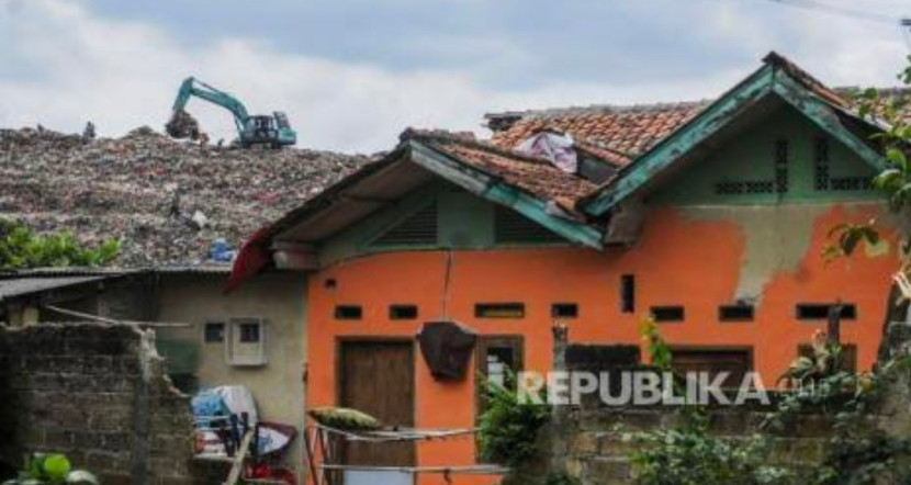 Salah satu kawasan kumuh di TPA Cipayung, Kota Depok. (Foto: Dok Republika)