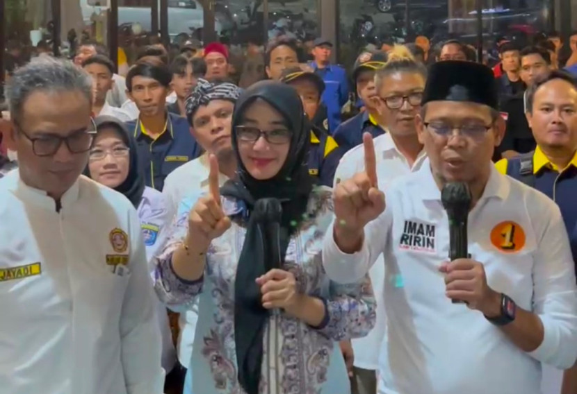 Paslon Imam-Ririn dukung penuh Pemerintahan Preseden Pribowo-Gibran dan program makan gratis untuk anak sekolah. (Foto: Dok Ruzka)