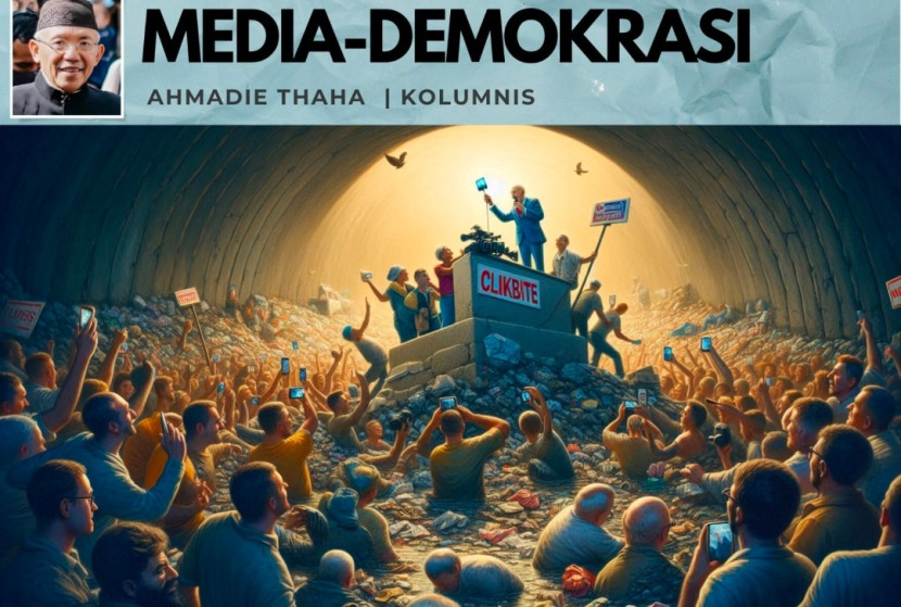 Foto ilustrasi Catatan Cak AT: Media-Demokrasi. (Foto: Dok Ruzka)