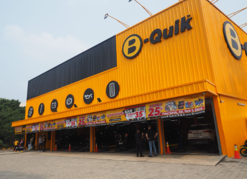 Tampak outlet B-Quik   dok B-Quik