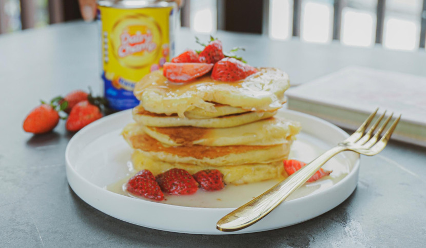 Pancake susu kental manis