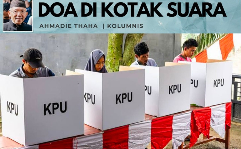 Foto ilustrasi Catatan Cak AT: Doa di Bilik Suara. (Foto: Dok Ruzka)