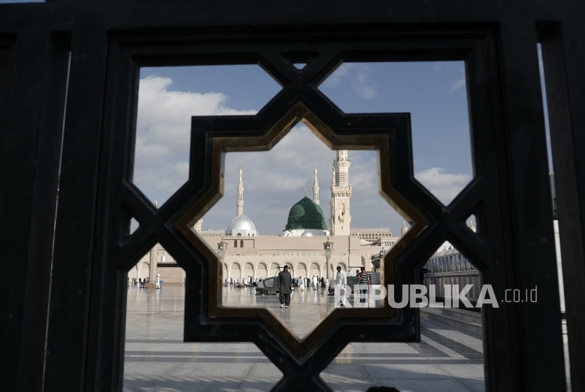 Makam Rasulullah di Masjid Nabawi.