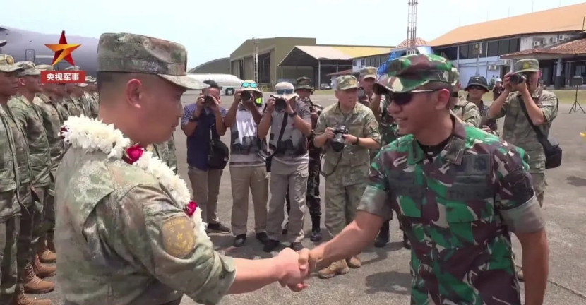 Militer China di Terminal Selatan Lanud Halim Perdanakusuma, Jakarta Timur. Sumber: Istimewa