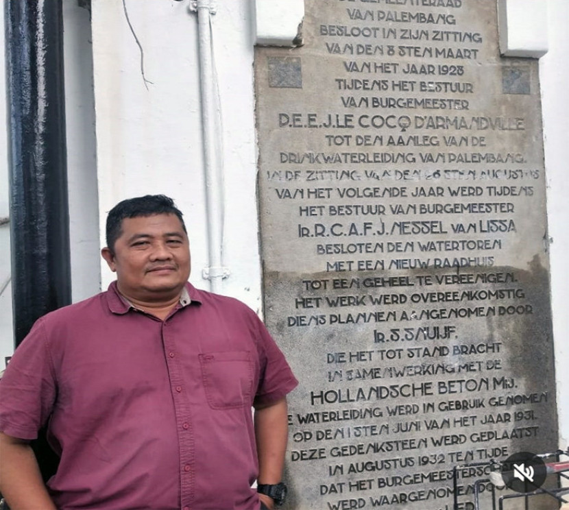 Prasasti Kantor Ledeng yang hilang telah ditemukan. (FOTO: IG @doedyaja)